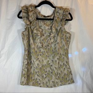 Banana Republic ruffle tank top (M)